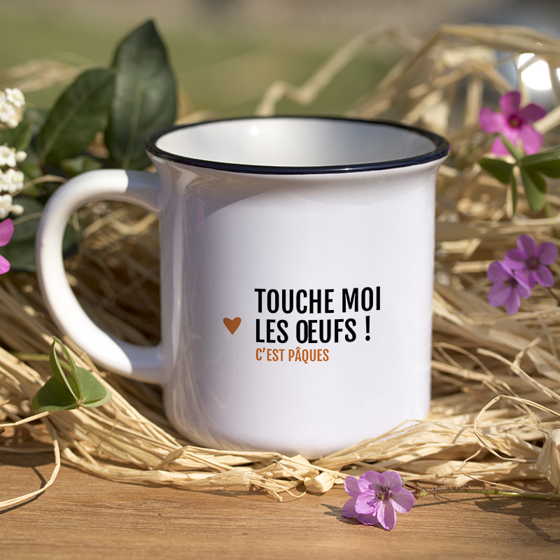 Mug – Touche moi les oeufs !