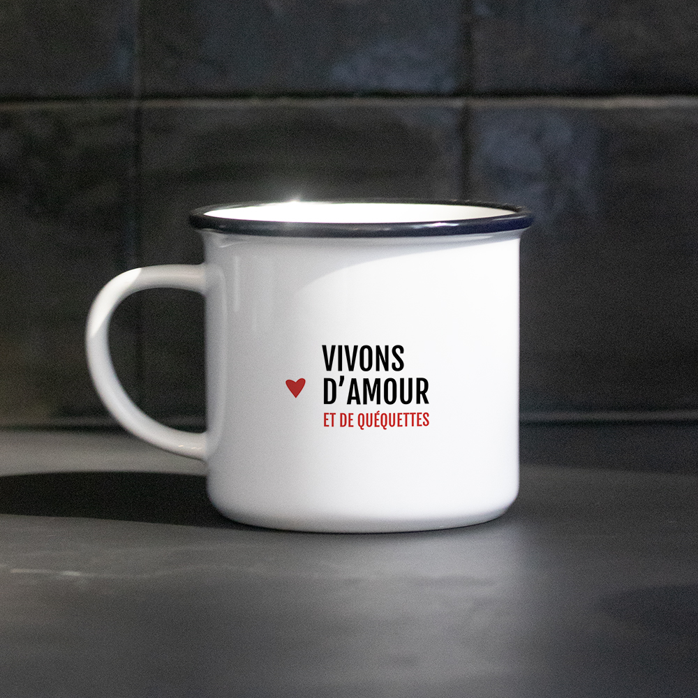 Mug – Vivons d’amour et de quéquettes