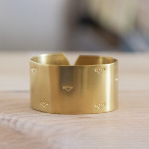 Rond de serviette vierge Coeurs Ailés