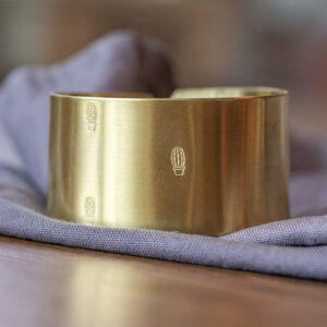 Rond de serviette vierge Cactus