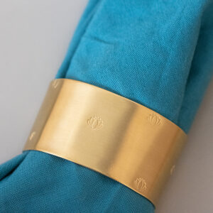 Rond de serviette vierge Fleurs de lotus