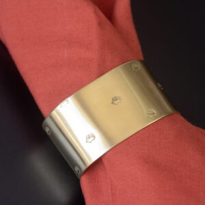 Rond de serviette vierge Hérissons