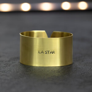 Rond de serviette - La star