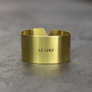 Rond de serviette - Le chef