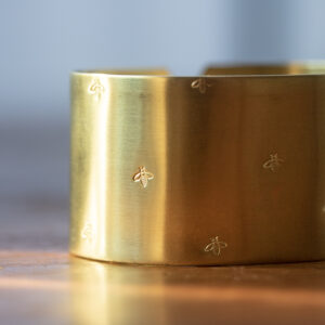 Rond de serviette vierge Abeilles