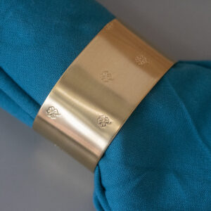 Rond de serviette vierge Trèfles à 4 Feuilles