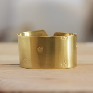 Rond de serviette vierge Roses