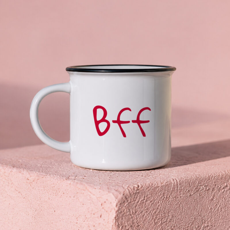 Mug céramique BFF – cadeau amitié