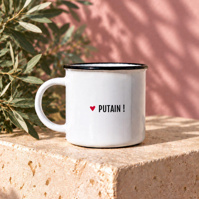 Mug céramique Putain ! – humour
